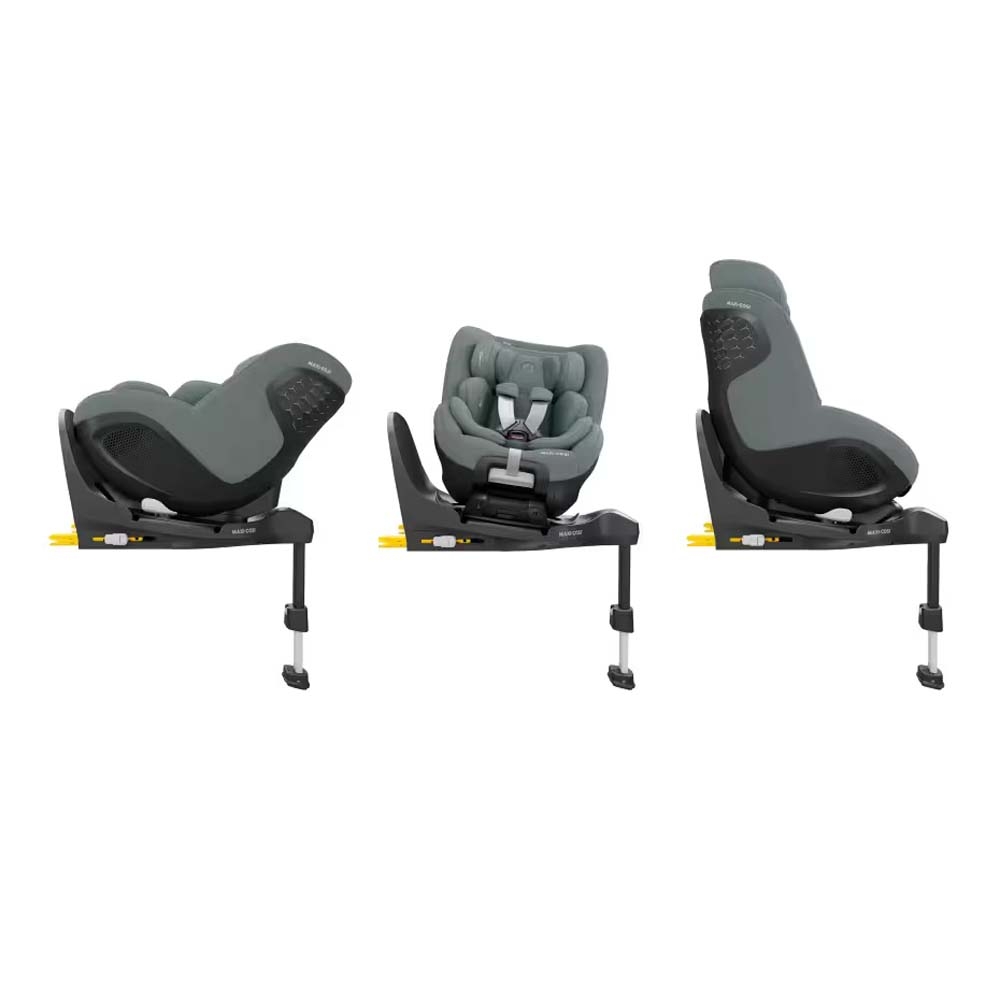 Maxi-Cosi Mica 360 Pro i-Size - автокресло для детей (от 0 до 4 лет / 40 - 105 см), крепление ISOFIX (высувное, поворотное 360) • Authentic Grey