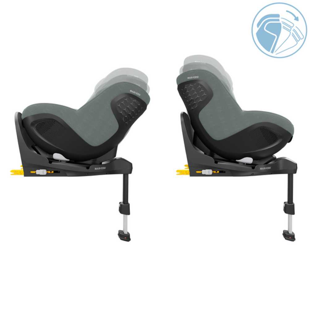 Maxi-Cosi Mica 360 Pro i-Size - автокресло для детей (от 0 до 4 лет / 40 - 105 см), крепление ISOFIX (высувное, поворотное 360) • Authentic Grey