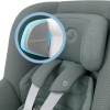 Maxi-Cosi Mica 360 Pro i-Size - автокресло для детей (от 0 до 4 лет / 40 - 105 см), крепление ISOFIX (высувное, поворотное 360) • Authentic Grey