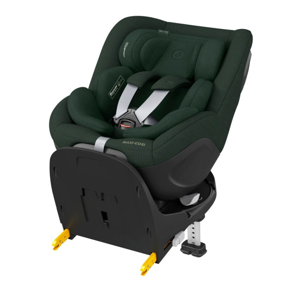 Maxi-Cosi Mica 360 Pro i-Size - автокресло для детей (от 0 до 4 лет / 40 - 105 см), крепление ISOFIX (высувное, поворотное 360) • Authentic Green