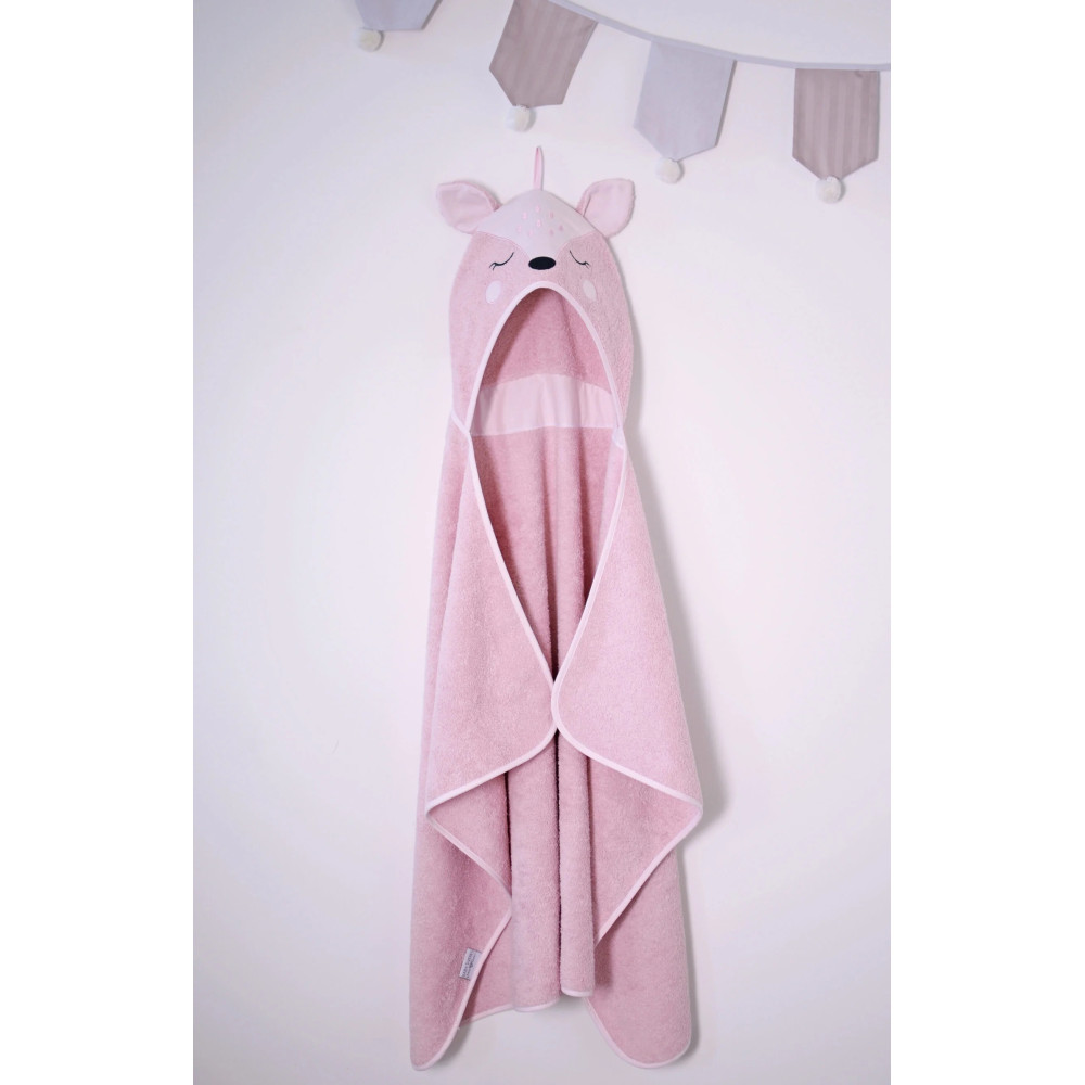 Пелюшка для купання Baby Veres Bambi pink 80х120 см (190.51-1)