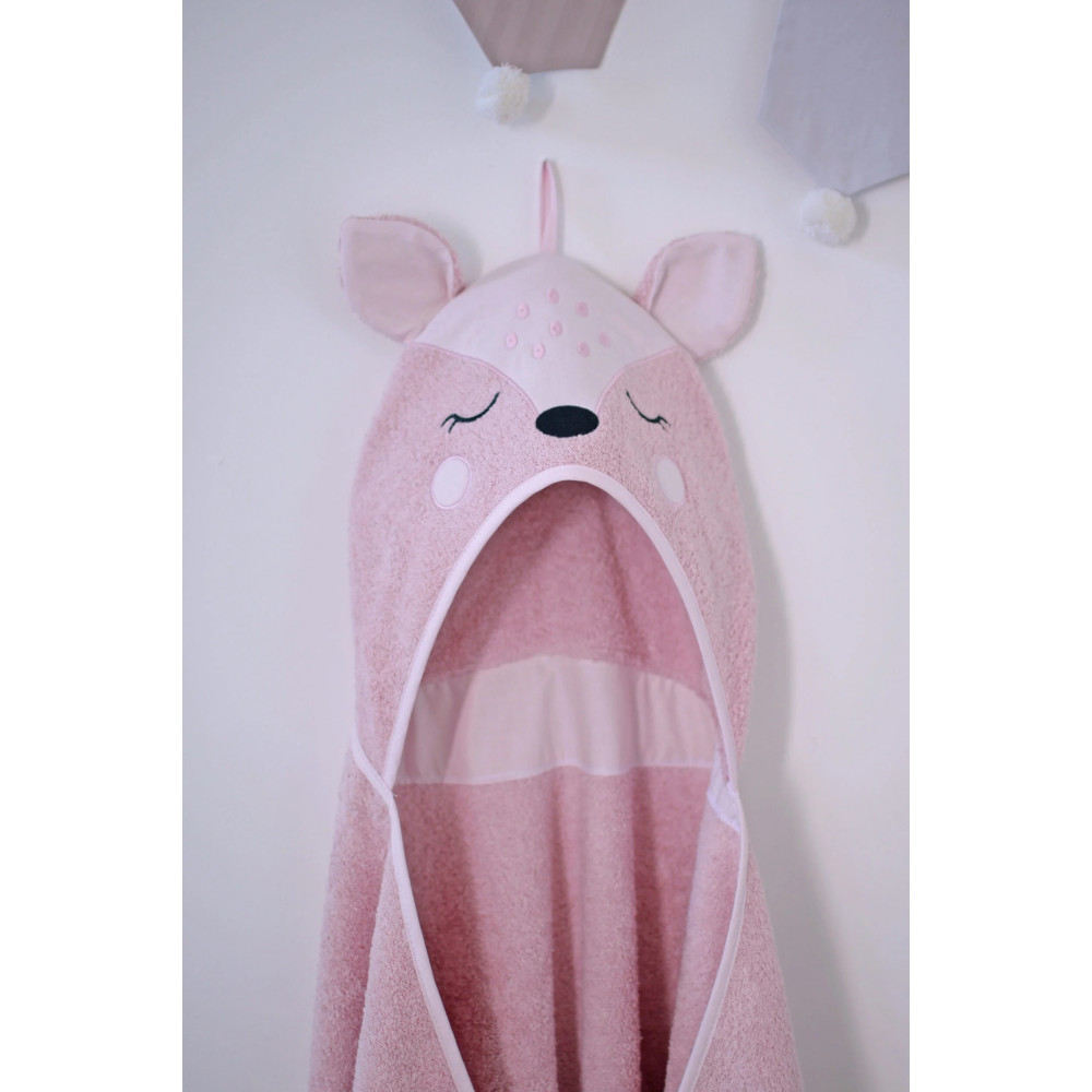 Пелюшка для купання Baby Veres Bambi pink 80х120 см (190.51-1)