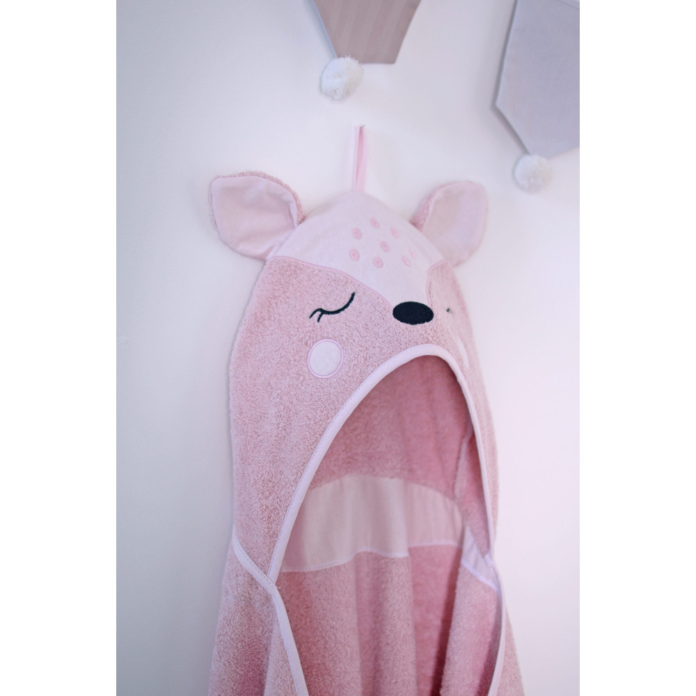 Пелюшка для купання Baby Veres Bambi pink 80х120 см (190.51-1)