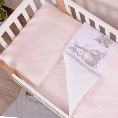 Сменная постель Baby Veres Summer Bunny pink, 3 элемента (154.7.04) 
