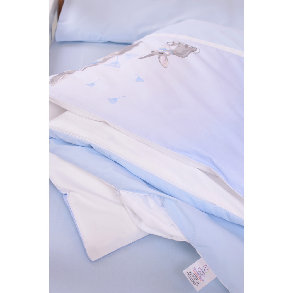 Змінна постіль Baby Veres Summer Bunny blue, 3 елементи (154.7.03)