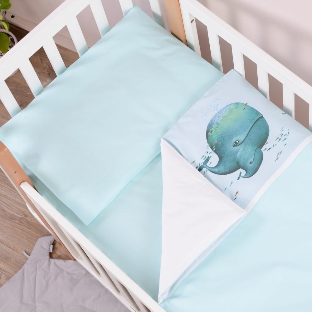 Змінна постіль Baby Veres Menthol whale, 3 елементи (154.7.08)