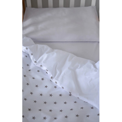 Сменная постель Baby Veres Smiling Animals white-grey, 3 элемента (154.6.01.110*90) 