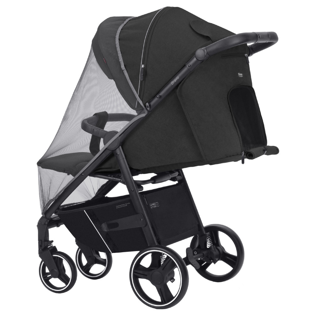 Прогулянкова коляска Carrello Bravo/F CRL-8512 Pure Black