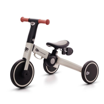 Kinderkraft 4TRIKE - легкий трехколесный велосипед, беговел (от 1 года) • Silver Grey (KR4TRI22GRY0000)