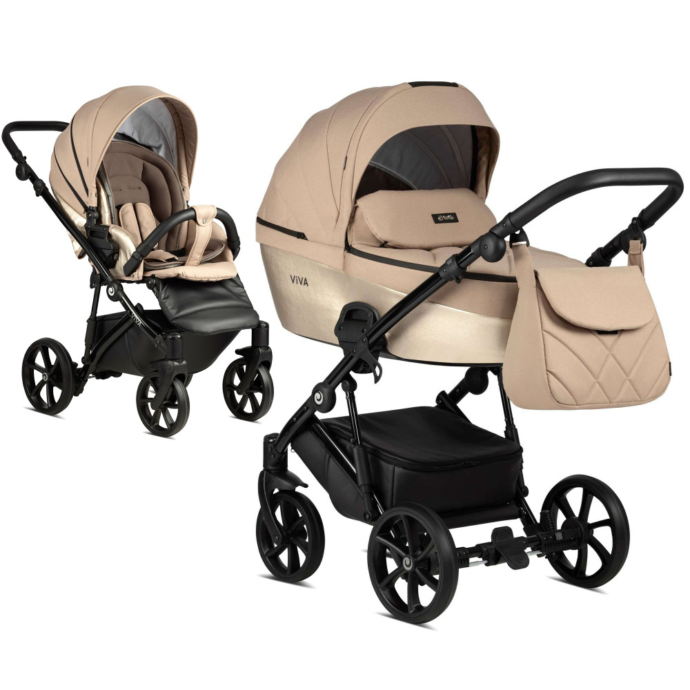 Коляска 2 в 1 Tutis Viva 4 Luxury Amber Gold 061
