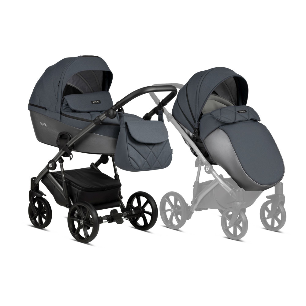 Коляска 2 в 1 Tutis Viva 4 Luxury Obsidian 060 Коляска 2 в 1 Tutis Viva 4 Luxury Obsidian 060