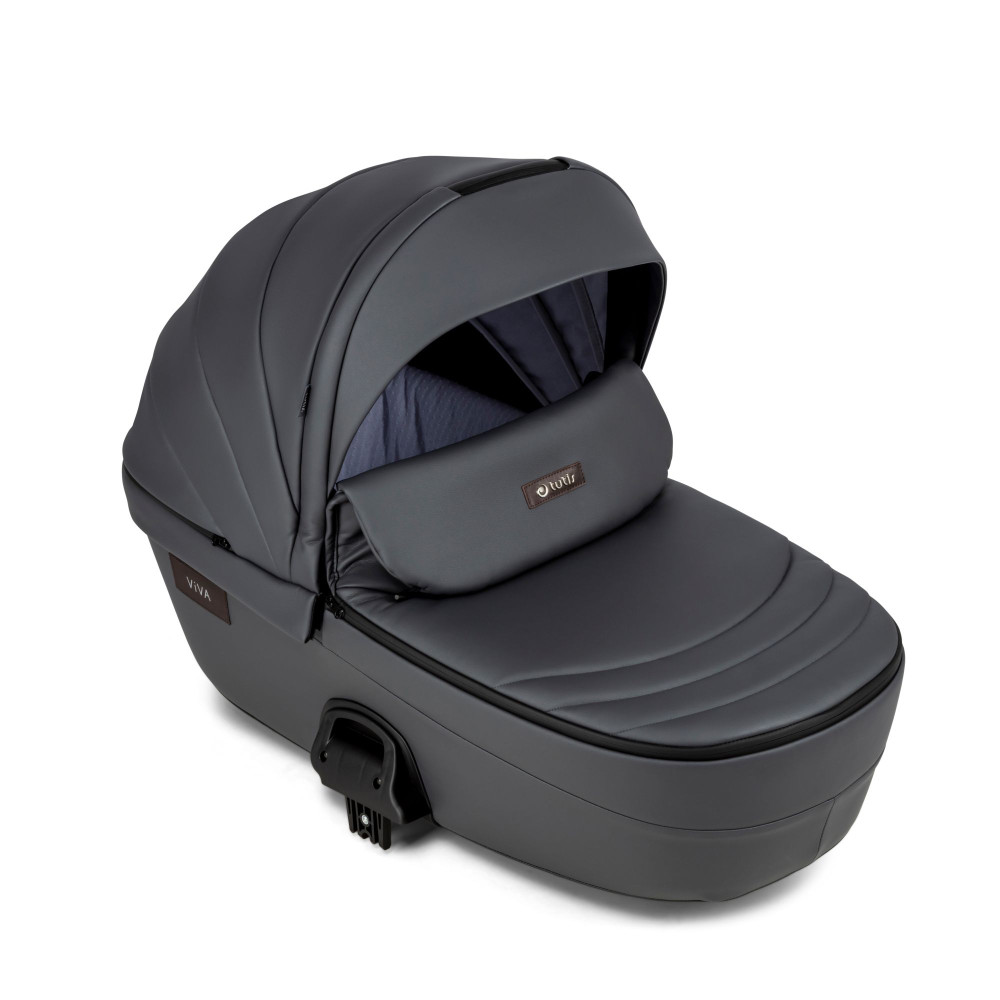 Коляска 2 в 1 Tutis Viva 4 Leather Shadow Grey 087