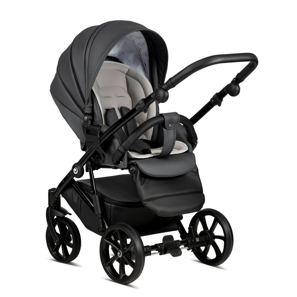 Коляска 2 в 1 Tutis Viva 4 Leather Shadow Grey 087