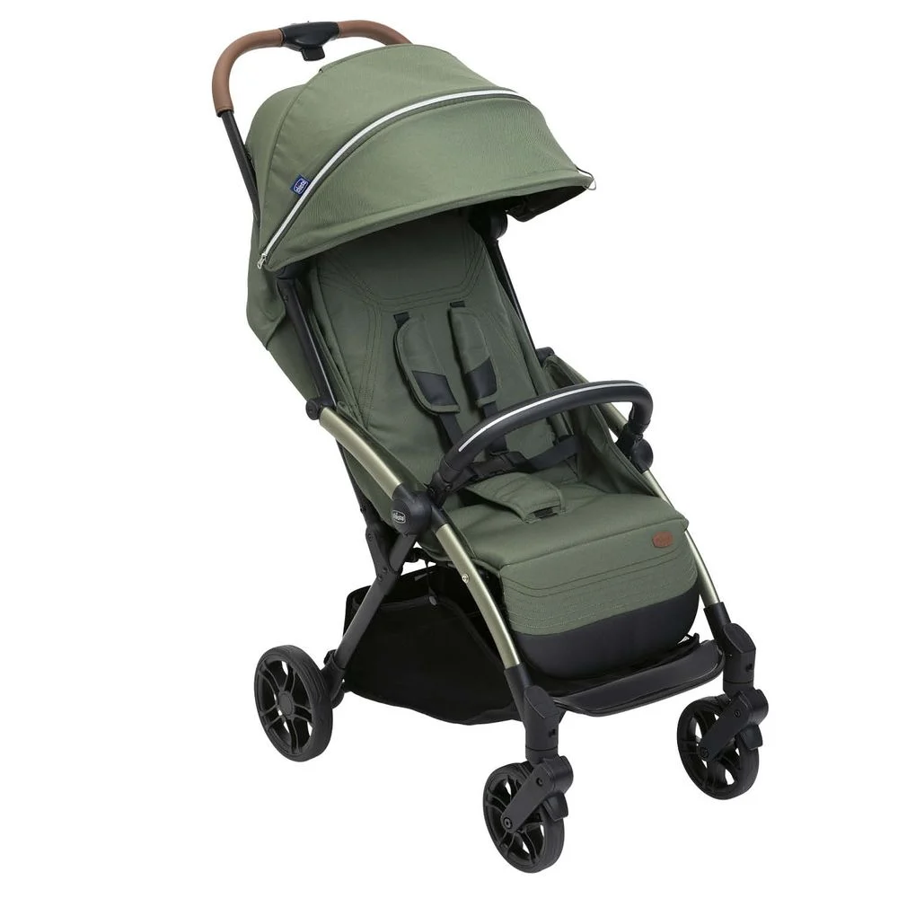 Chicco Goody XPlus - детская прогулочная коляска с автоматической системой складывания и просторным сидением для детей до 4 лет • Green (87040.38.00)