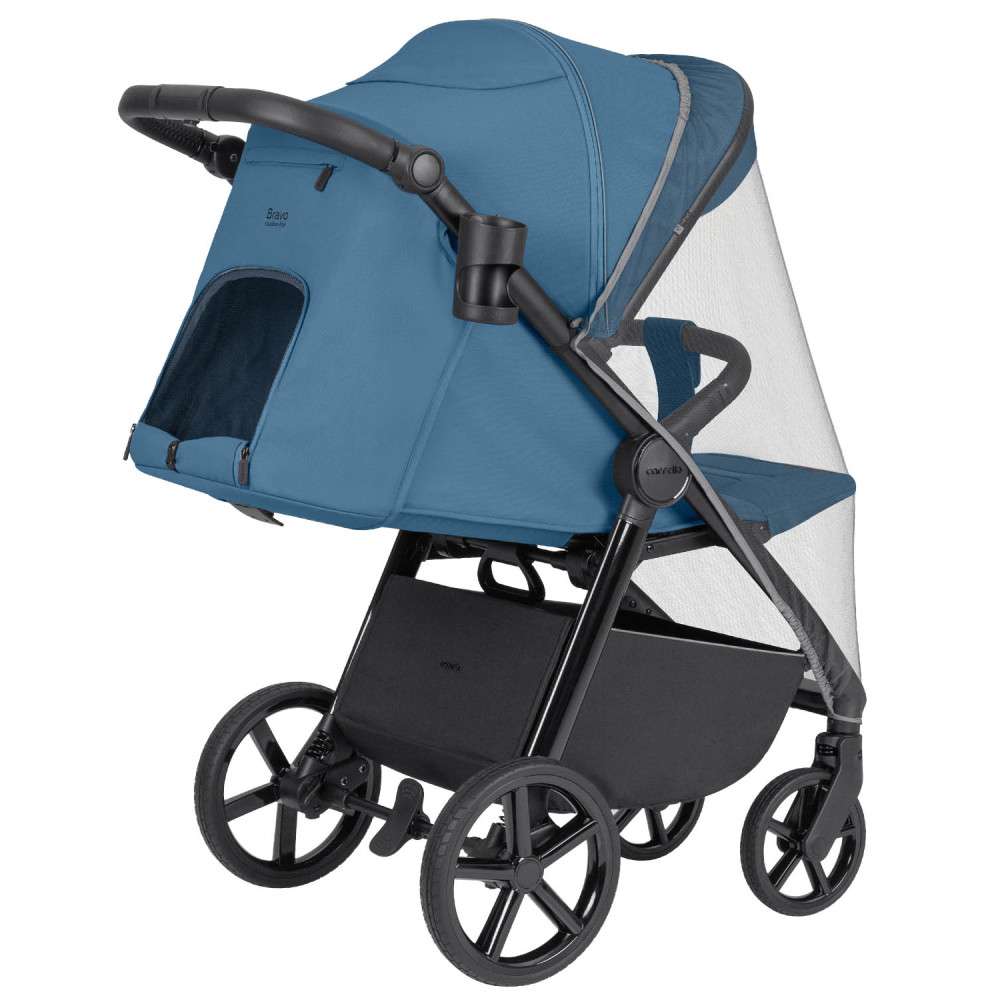 Carrello Bravo SL CRL-5520 - прогулочная коляска для бездорожья, всесезонная • Cobalt Blue