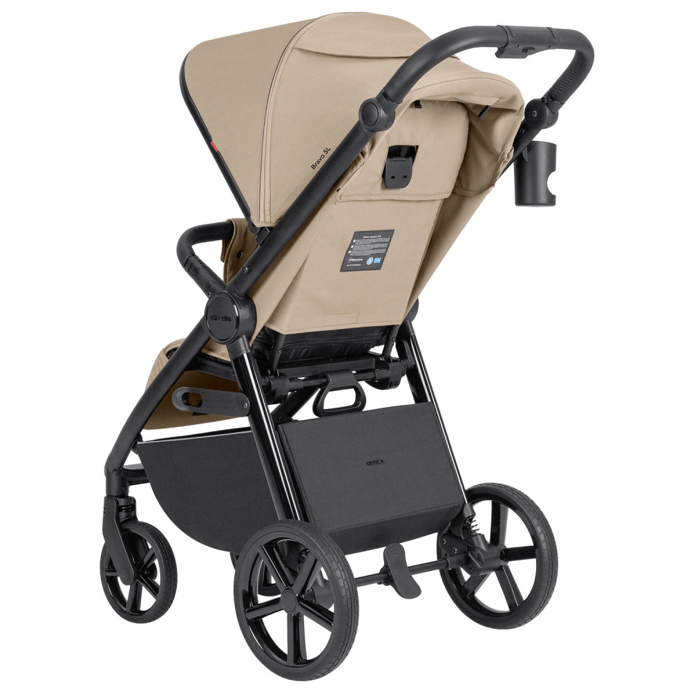 Carrello Bravo SL CRL-5520 - прогулочная коляска для бездорожья, всесезонная • Sand Beige 