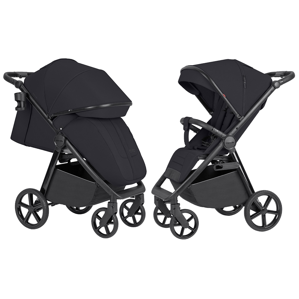 Carrello Bravo SL CRL-5520 - прогулочная коляска для бездорожья, всесезонная • Ink Black