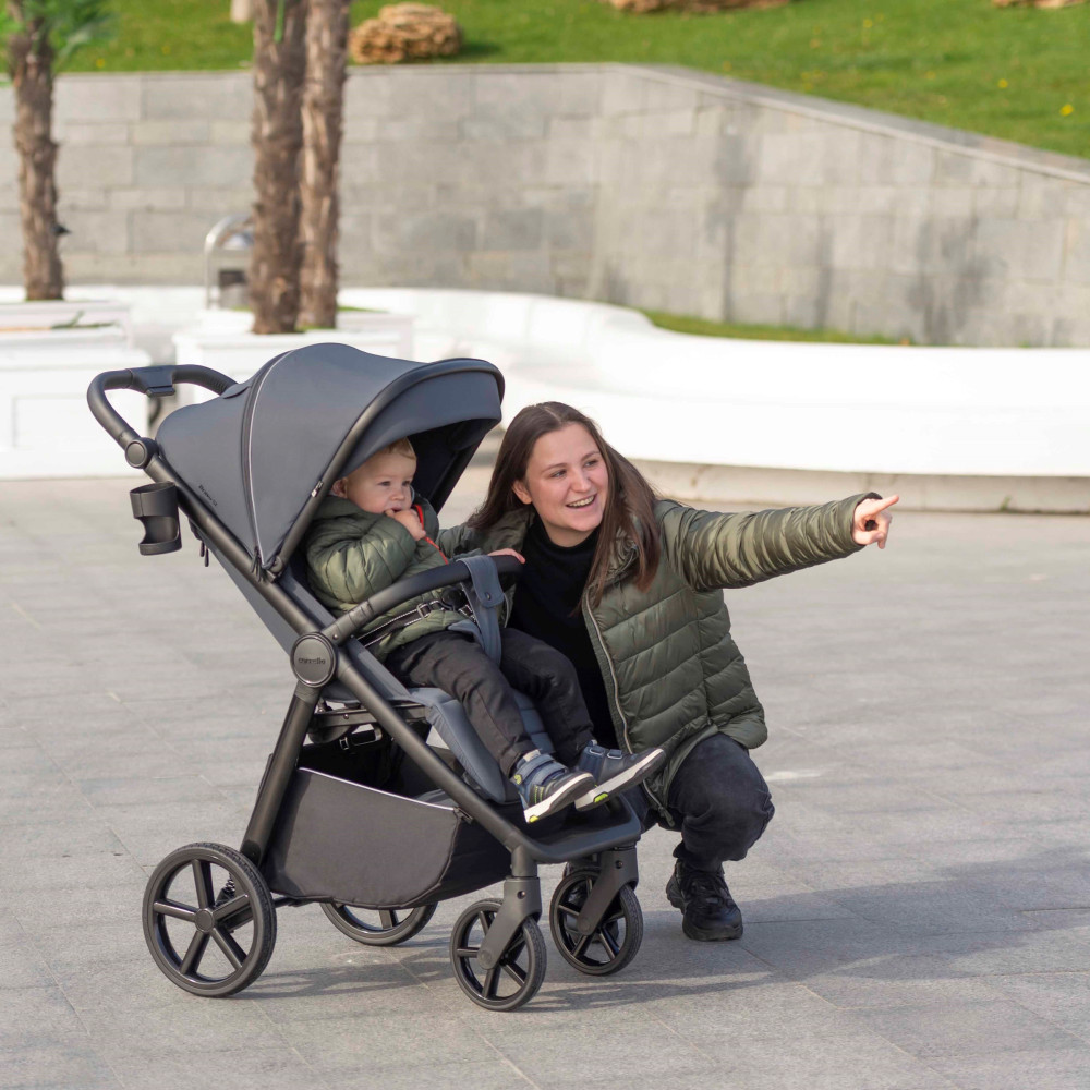 Carrello Bravo SL Ink Black прогулянкова коляска всесезонна купити