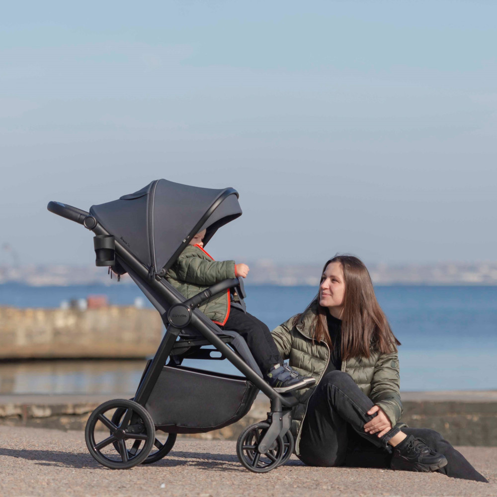 Carrello Bravo SL Ink Black прогулянкова коляска всесезонна купити
