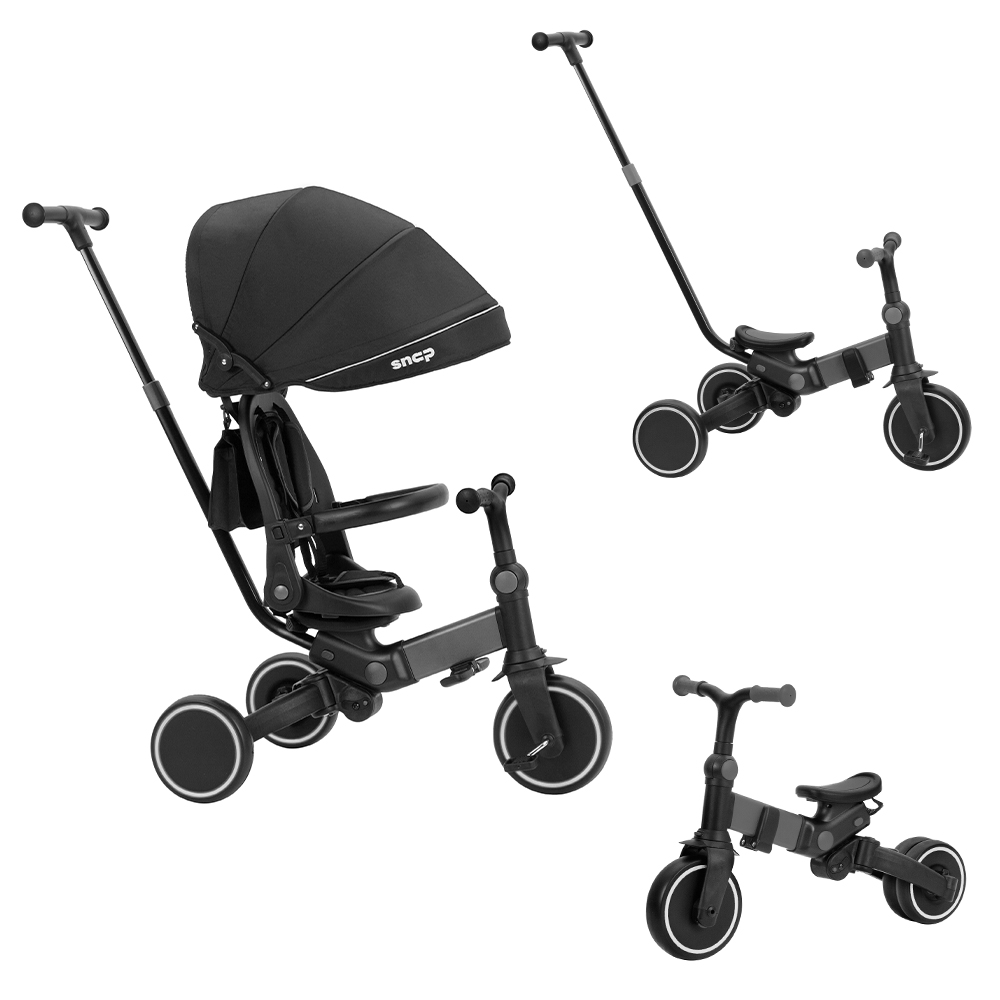 Детский трехколесный велосипед Tilly Snap T-391 Black