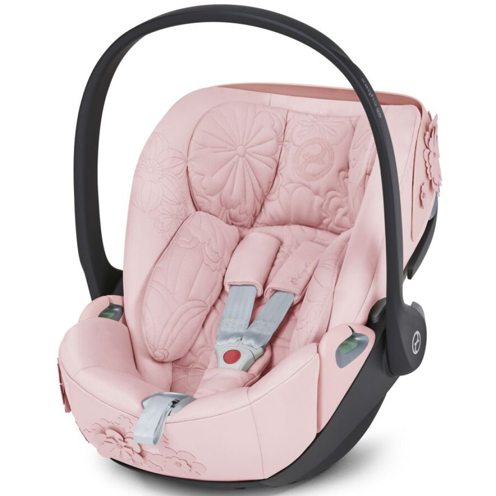 Cybex Cloud T i-Size - автокресло для новорожденного (от 0 до 24 месяцев / 45 - 87 см рост), раскладывающееся до лежачего положения • Pale Blush