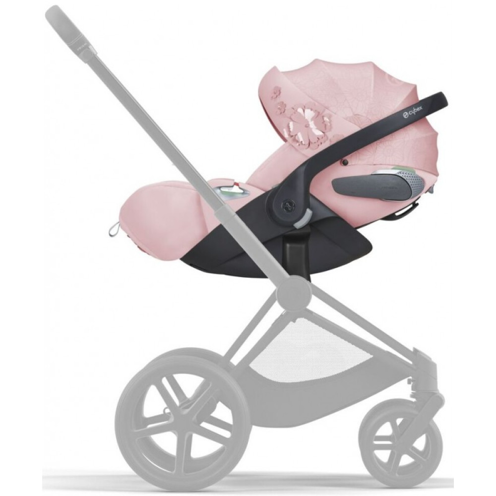 Cybex Cloud T i-Size - автокресло для новорожденного (от 0 до 24 месяцев / 45 - 87 см рост), раскладывающееся до лежачего положения • Pale Blush