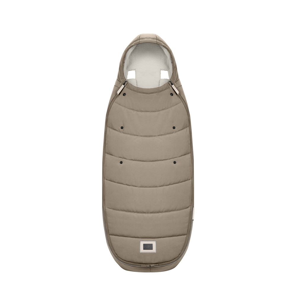 Cybex Platinum Footmuff 2023 - чехол для ног к коляскам Cybex Platinum • Cozy Beige