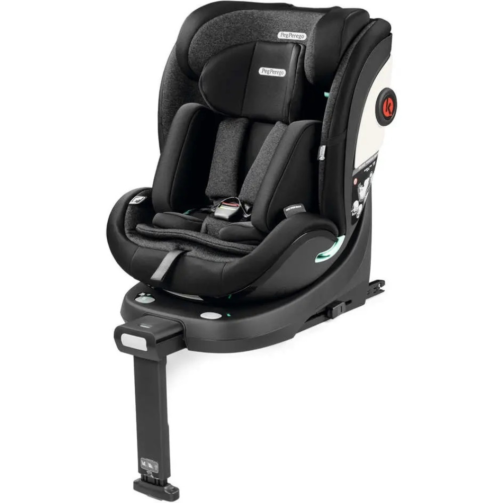 Peg Perego Primo Viaggio 360 i-Size - детское автокресло (от рождения до 12 лет / от 0 до 36 кг), поворот сидения на 360, регулировка подголовника • Dark Grey