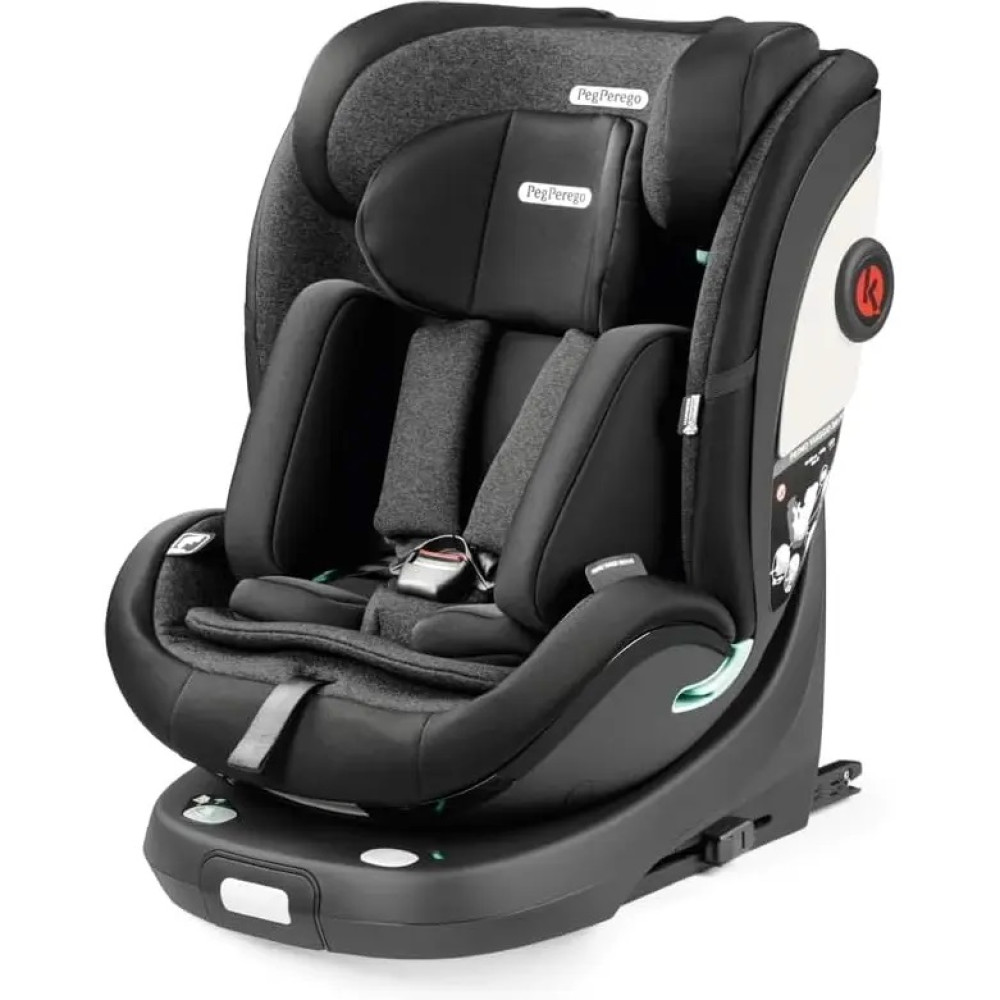 Peg Perego Primo Viaggio 360 i-Size - детское автокресло (от рождения до 12 лет / от 0 до 36 кг), поворот сидения на 360, регулировка подголовника • Dark Grey