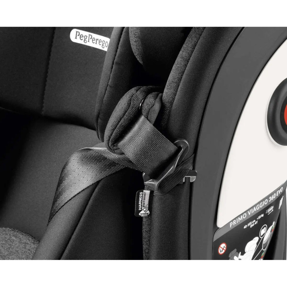 Peg Perego Primo Viaggio 360 i-Size - детское автокресло (от рождения до 12 лет / от 0 до 36 кг), поворот сидения на 360, регулировка подголовника • Dark Grey