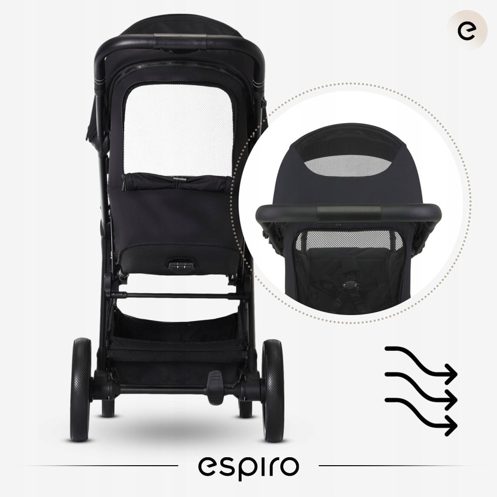 Espiro Flow - прогулянковий візок з автоматичним складанням • 19 Unique Taupe Espiro Flow - прогулянковий візок з автоматичним складанням • 19 Unique Taupe