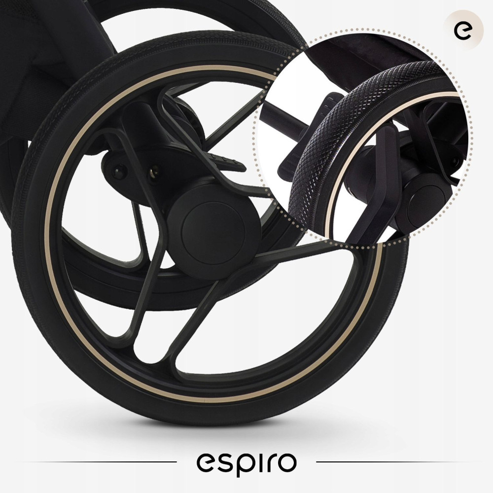 Espiro Flow - прогулянковий візок з автоматичним складанням • 19 Unique Taupe Espiro Flow - прогулянковий візок з автоматичним складанням • 19 Unique Taupe