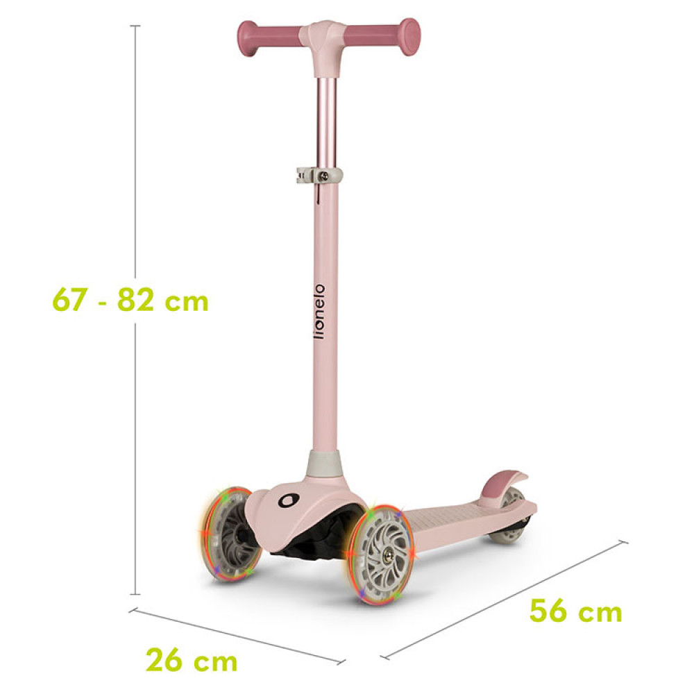 Детский самокат Lionelo Jessy Pink Rose