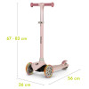 Детский самокат Lionelo Jessy Pink Rose