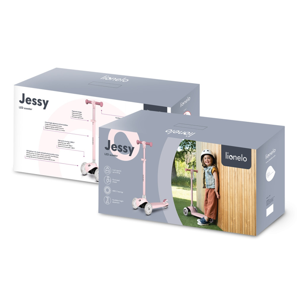 Детский самокат Lionelo Jessy Pink Rose