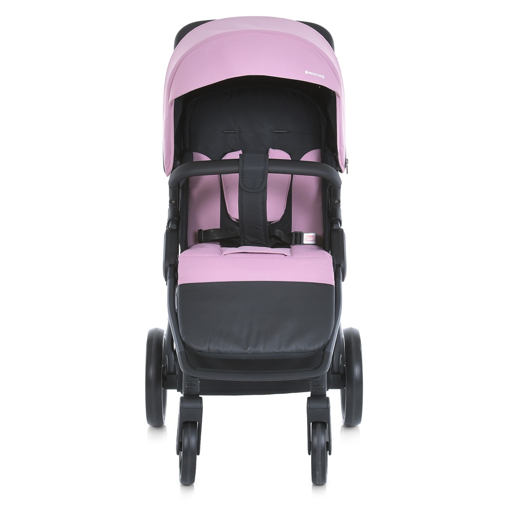 El Camino Dynamic Pro 2024 ME 1053-3 - прогулочная коляска для бездорожья, всесезонная, большие колеса • Mauve Pink