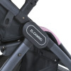 El Camino Dynamic Pro 2024 ME 1053-3 - прогулочная коляска для бездорожья, всесезонная, большие колеса • Mauve Pink