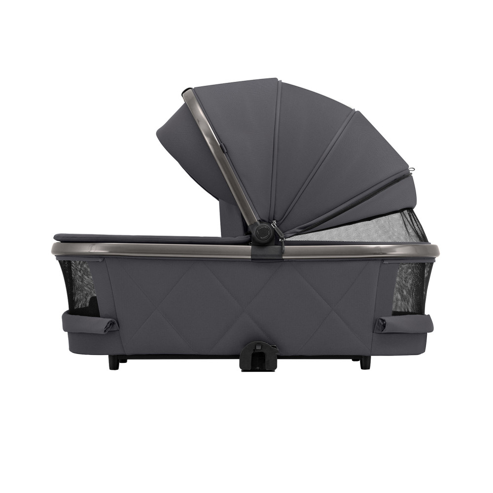 Carrello Omega CRL-6535/1 - детская коляска 3в1 с автокреслом для новорожденного (0-13 кг, 40-87 см) • Excellent Grey
