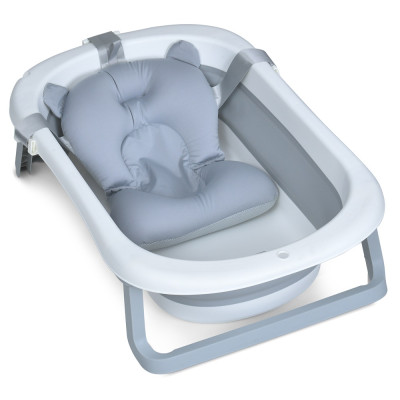 Ванночка складная с вкладышем и термометром El Camino Me 1151 Plus Gray