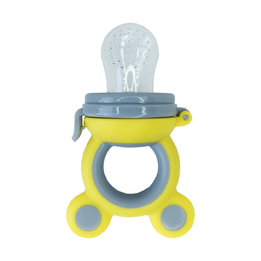 Ниблер с силикона MegaZaika, Mikki yellow-grey (0009)