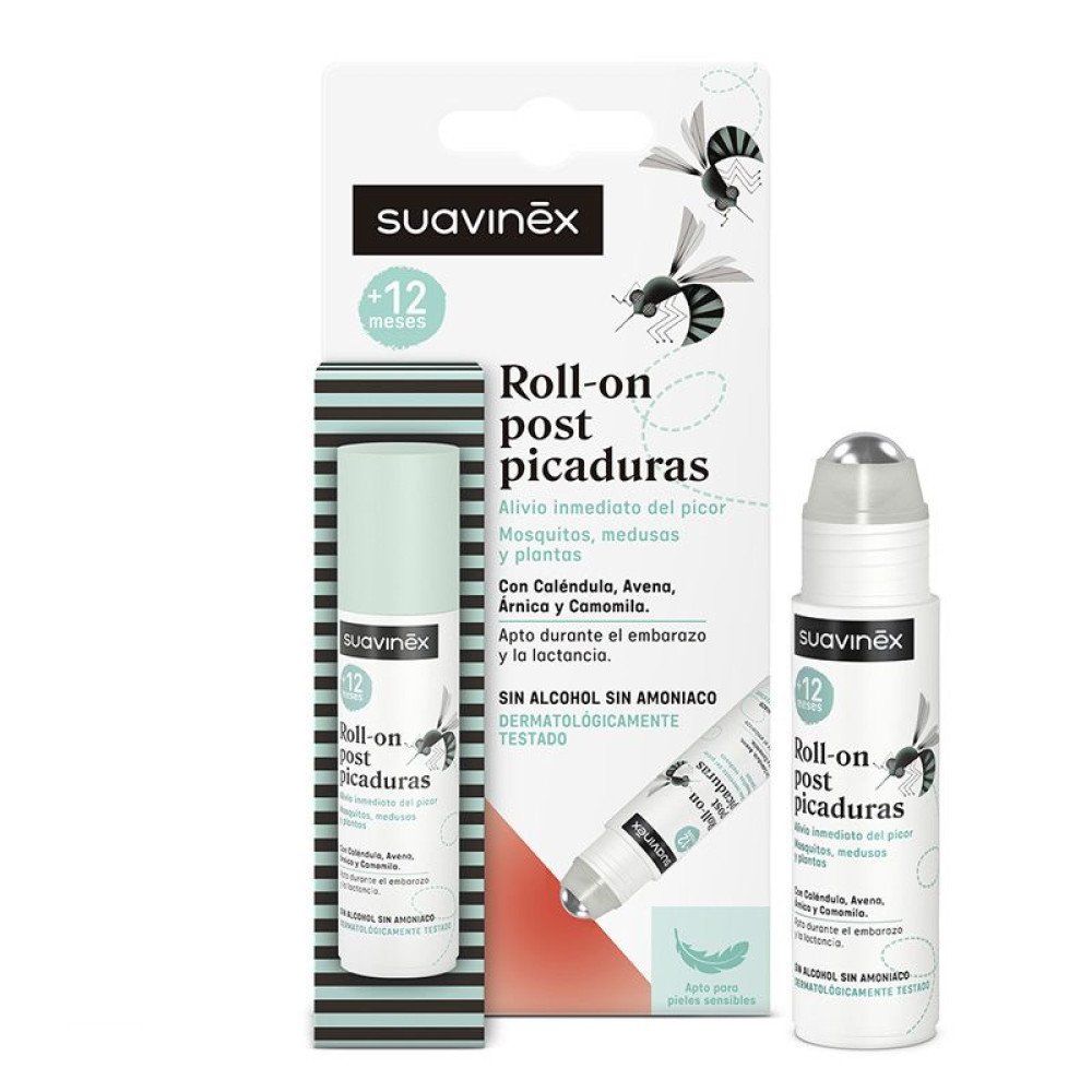 Антимоскитное роликовое средство после укусов комаров Suavinex Roll-on, 15 мл (402600)