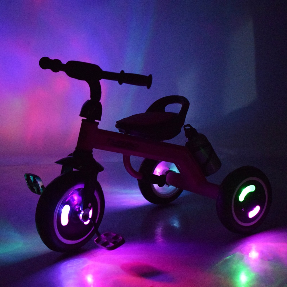 Трехколесный велосипед с подсветкой Turbo Trike M 3648-6 Трехколесный велосипед с подсветкой Turbo Trike M 3648-6