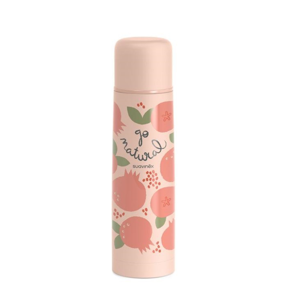 Термос для дитячих продуктів Suavinex Go natural, 500 мл, рожевий (401501)