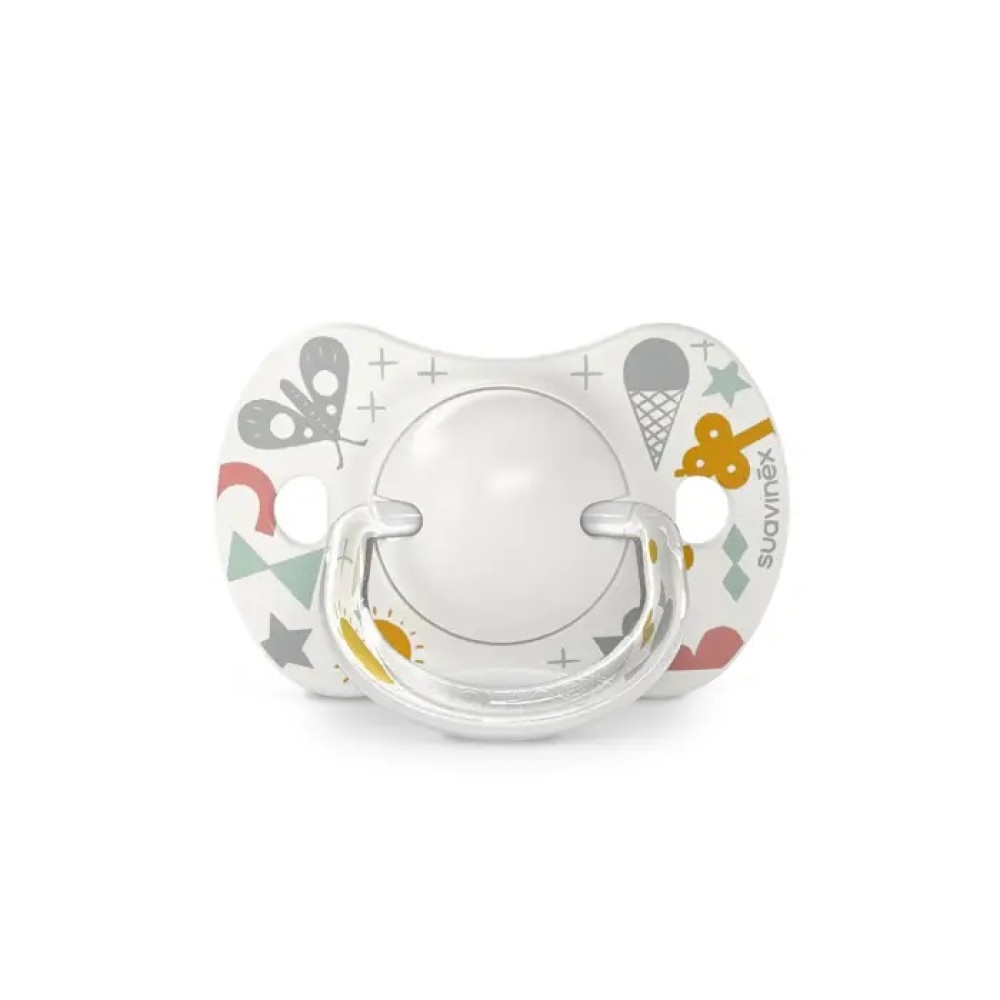 Пустушка фізіологічна Suavinex A walk in the park 0-6 міс, сірий, 2 шт (308268) Пустушка фізіологічна Suavinex A walk in the park 0-6 міс, сірий, 2 шт (308268)