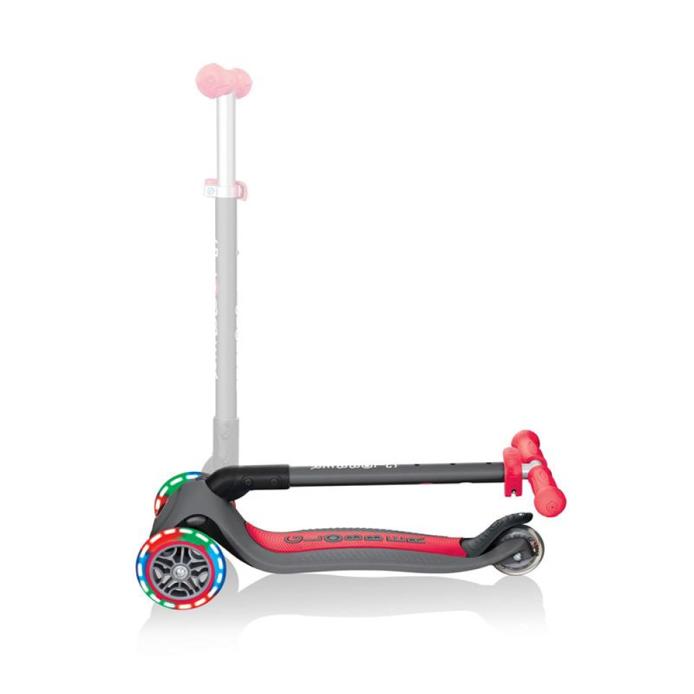 Дитячий самокат Globber Primo Foldable Light, сіро-червоний (432-120-2)