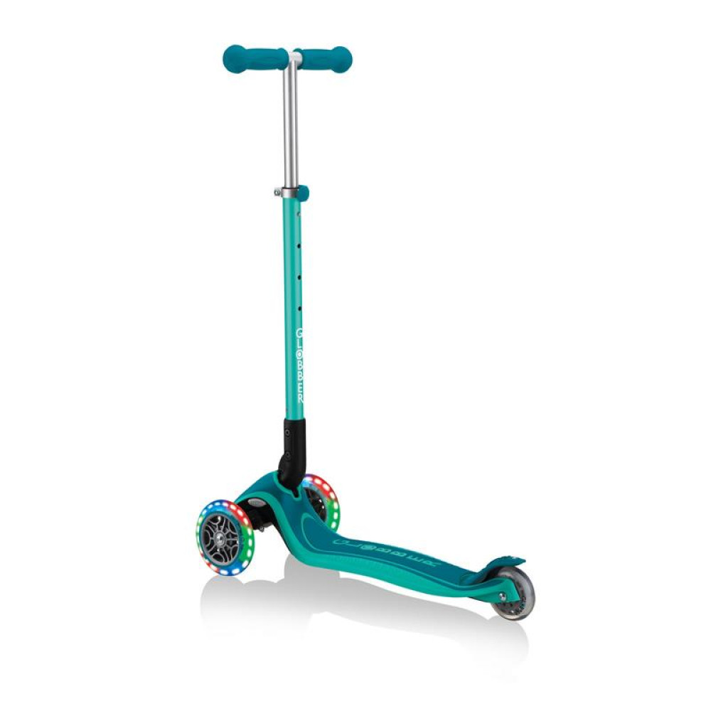 Дитячий самокат Globber Primo Foldable Plus Light, зелений (439-107)