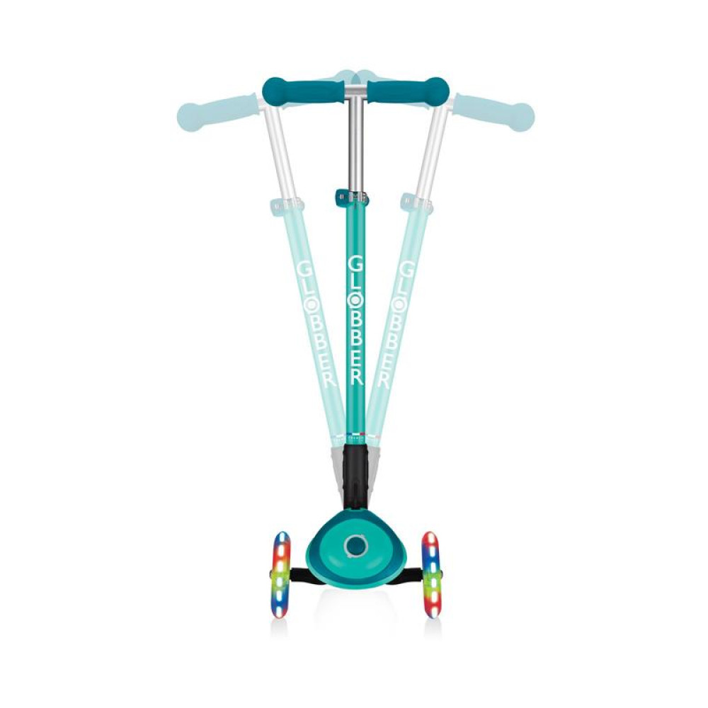 Дитячий самокат Globber Primo Foldable Plus Light, зелений (439-107)