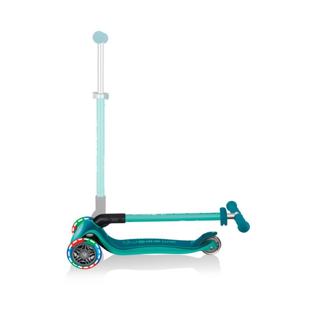 Дитячий самокат Globber Primo Foldable Plus Light, зелений (439-107)