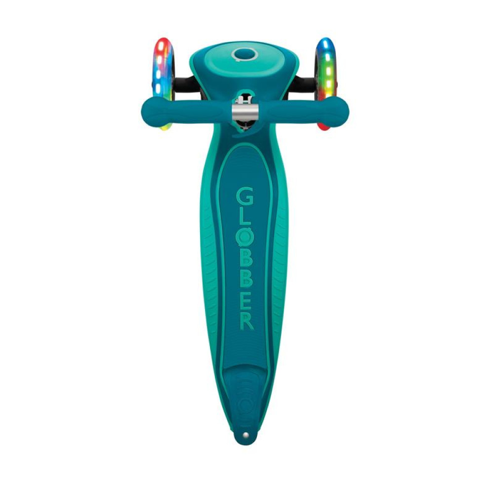 Дитячий самокат Globber Primo Foldable Plus Light, зелений (439-107)