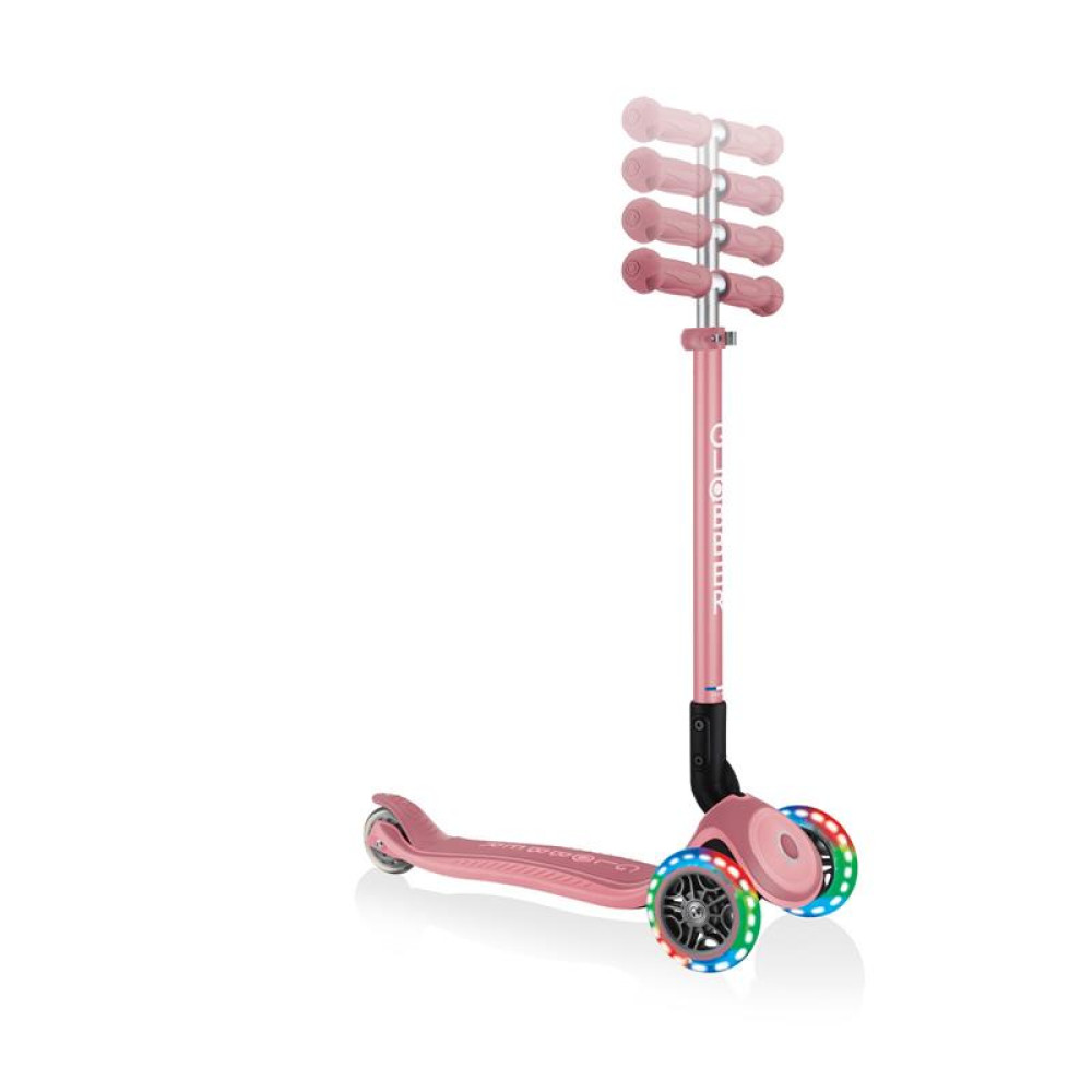 Детский самокат Globber Primo Foldable Plus Light, розовый (439-210)